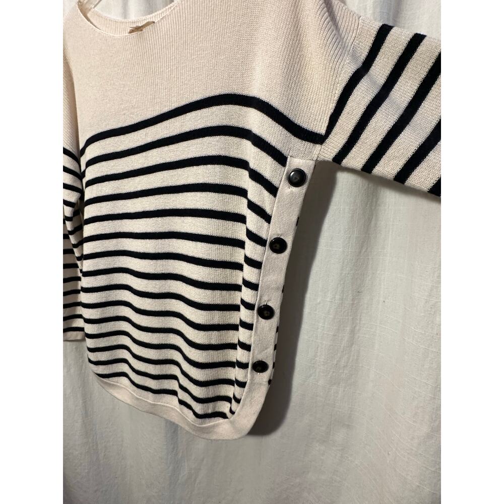 La Maille SEZANE Clement Jumper Merino Wool Striped Maternity Sweater Small - Picture 3 of 8